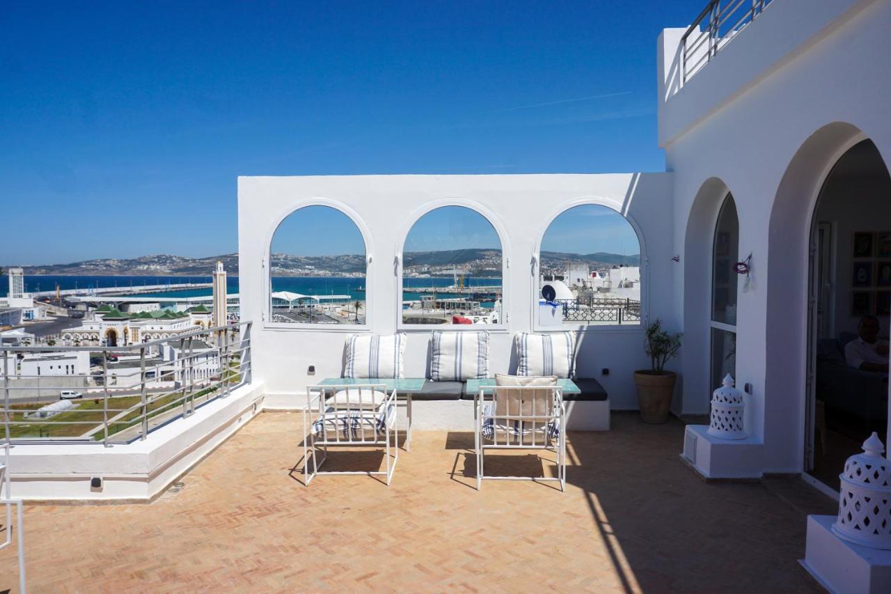 Vue Imprenable Le Balcon De Tanger Hotell Exteriör bild